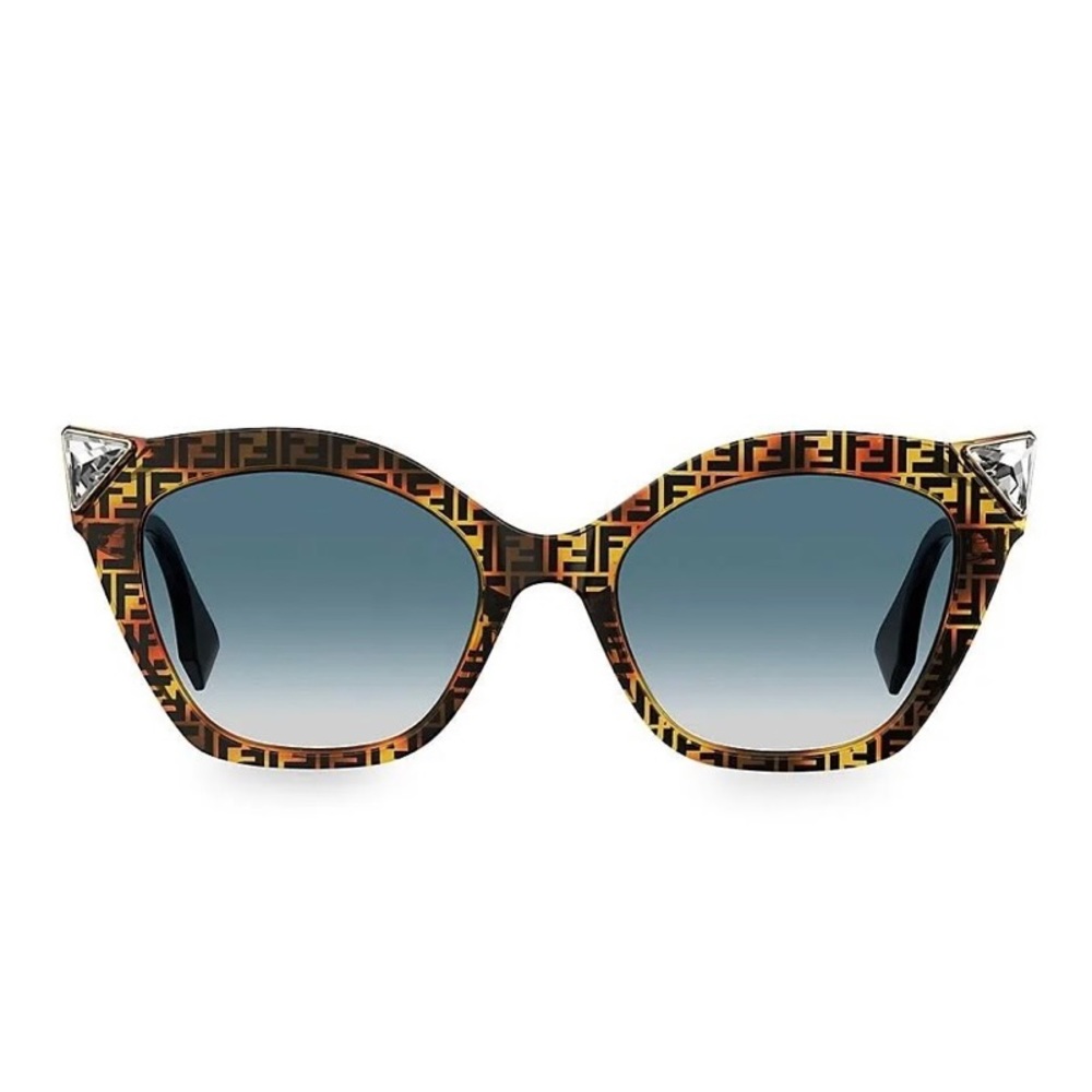 53MM Jeweled Cat Eye Sunglasses